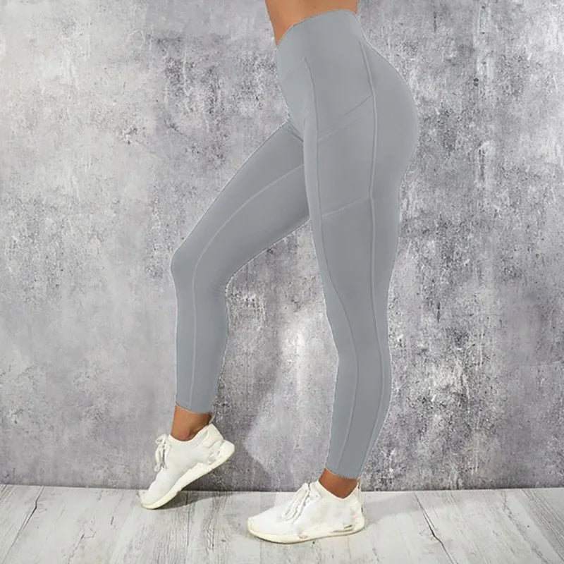 High Waist Yoga Leggings with Pocket for Women