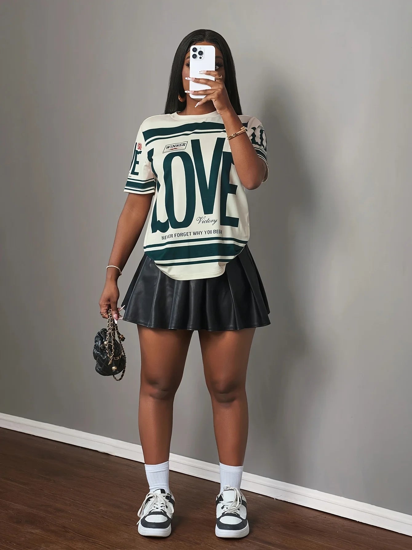 Summer Quick Dry Loose Fit Women’s LOVE Print O Neck T-Shirt