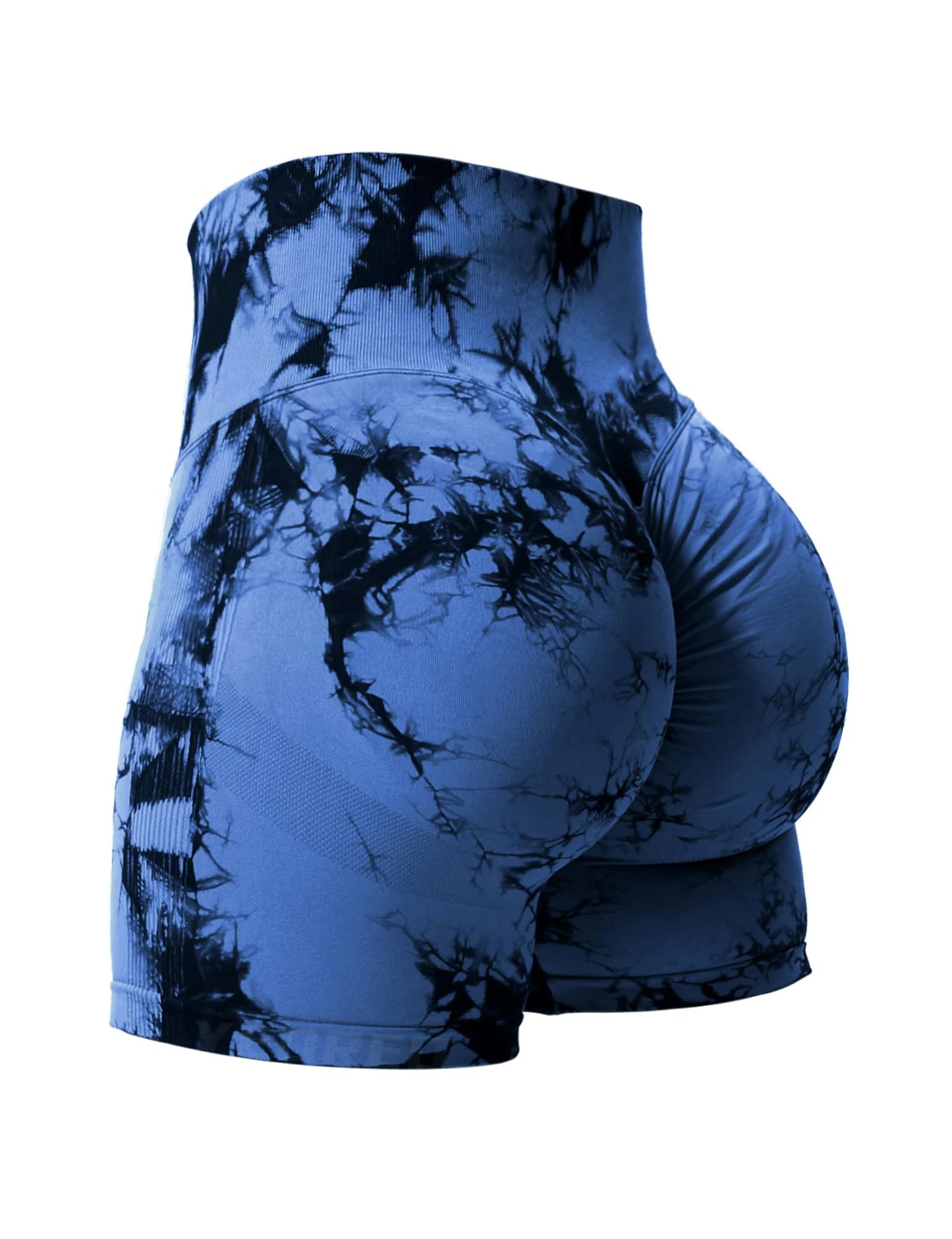 High Waist Tie Dye Butt Lifting Summer Sport Shorts for Women