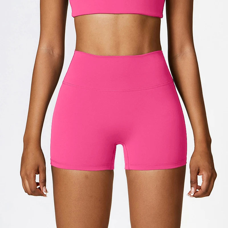Women’s High-Waist Quick-Dry Yoga & Running Shorts Hip Lift, Breathable