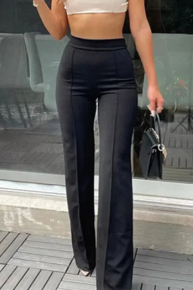 Women’s Slim Straight Bell Bottom Flare Pants