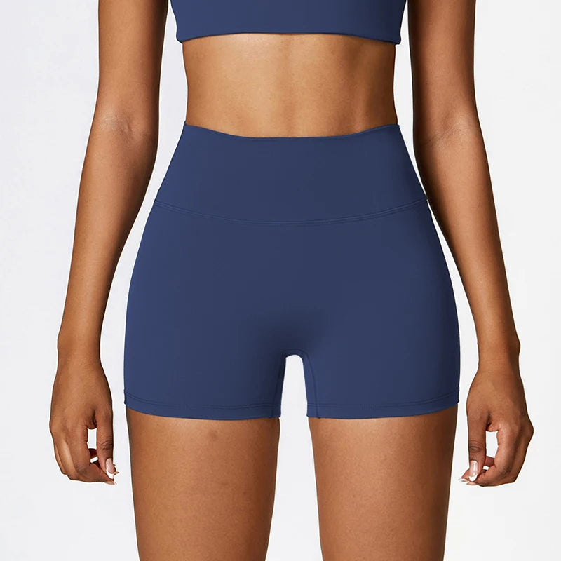 Women’s High-Waist Quick-Dry Yoga & Running Shorts Hip Lift, Breathable