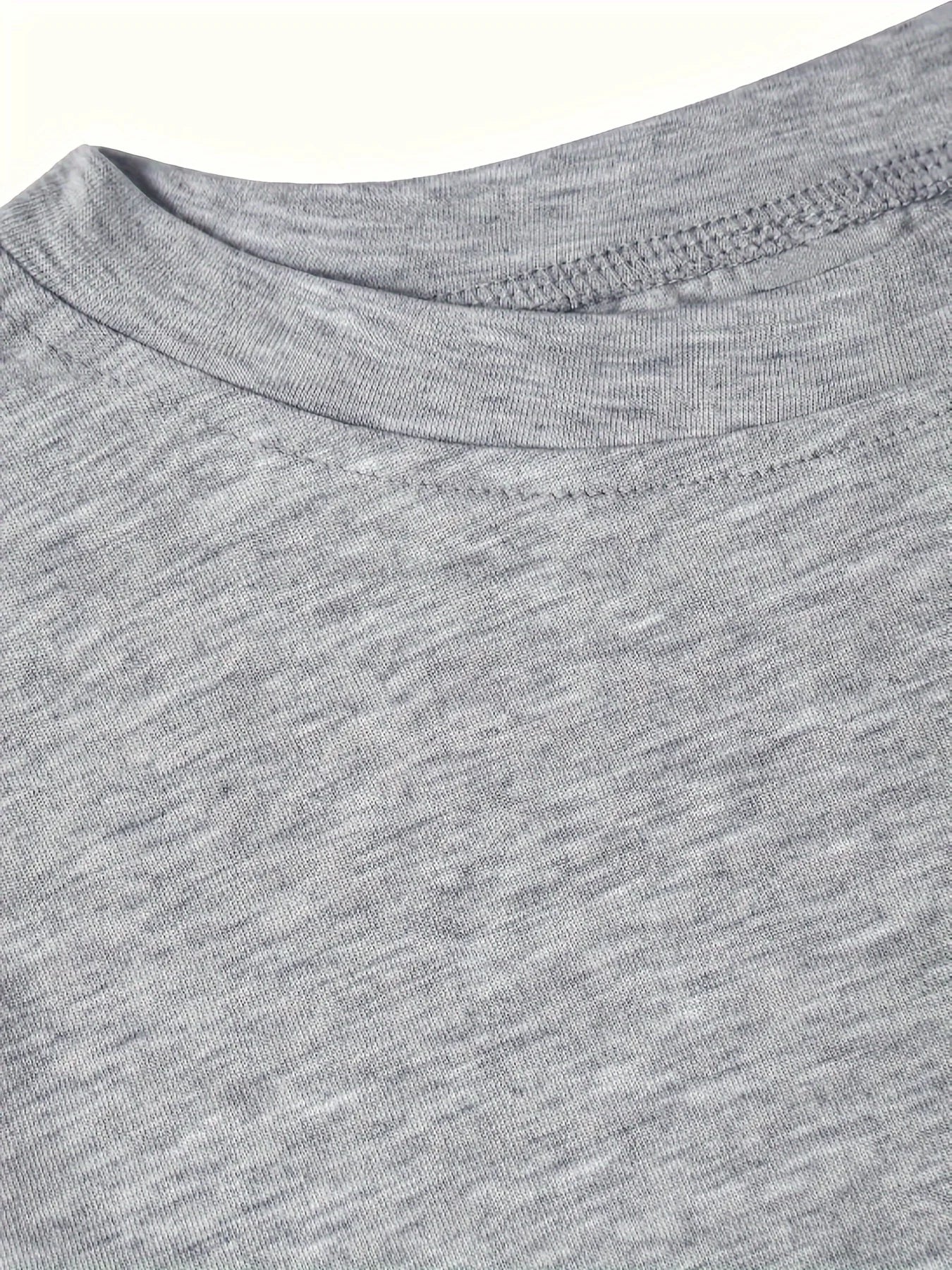 Women’s Letter Print Crew Neck T-Shirt Casual, Soft & Breathable