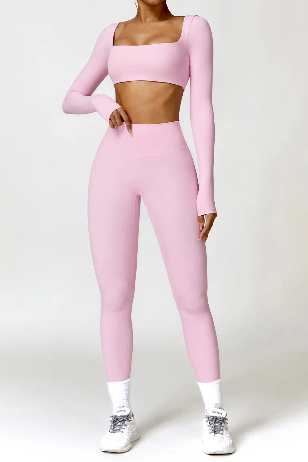 2PCS Women's Yoga Set Sports Bra & Leggings for Gym & Workout