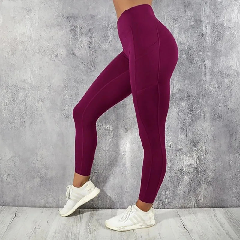 High Waist Yoga Leggings with Pocket for Women