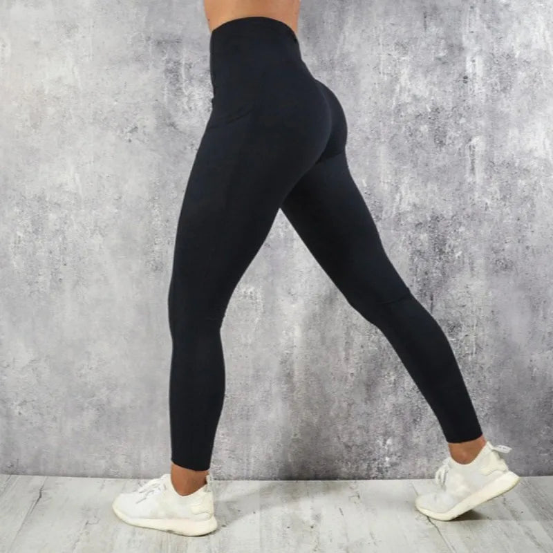 High Waist Yoga Leggings with Pocket for Women