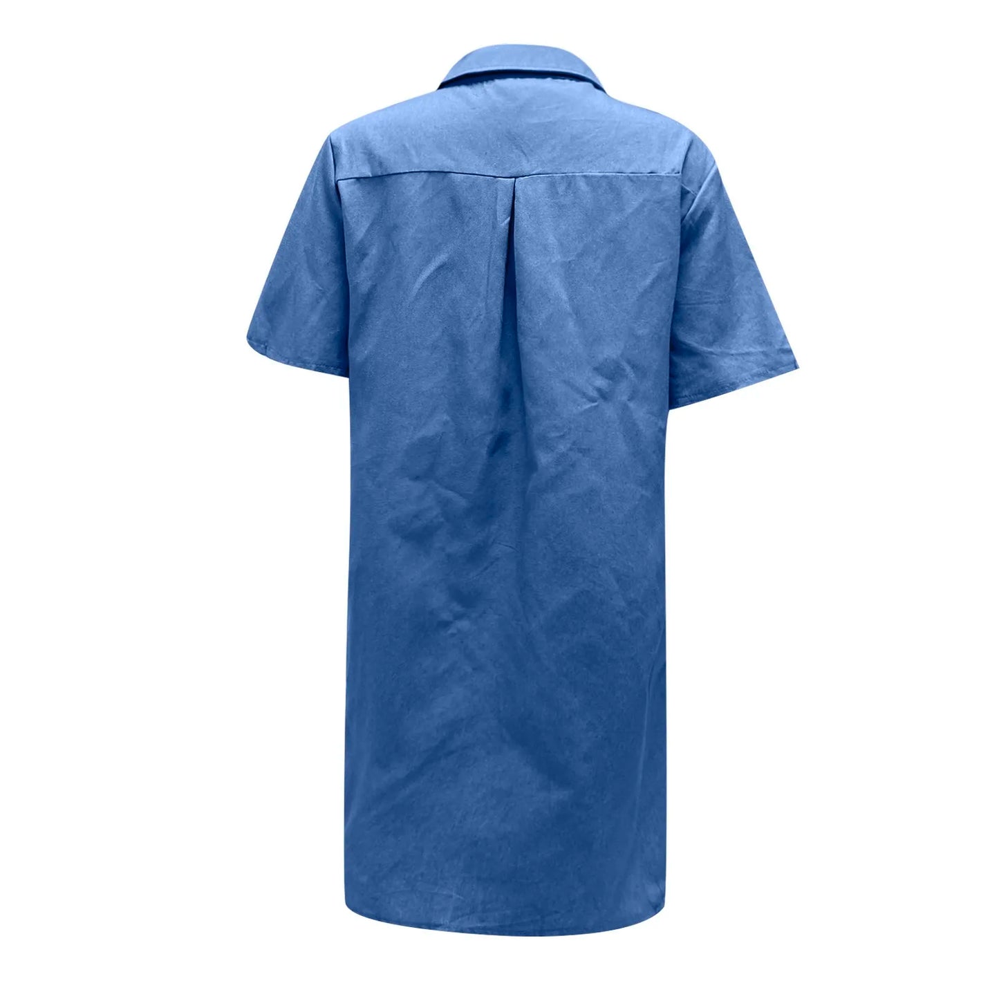 Women’s Summer Denim Shirt Dress Casual & Office Wear