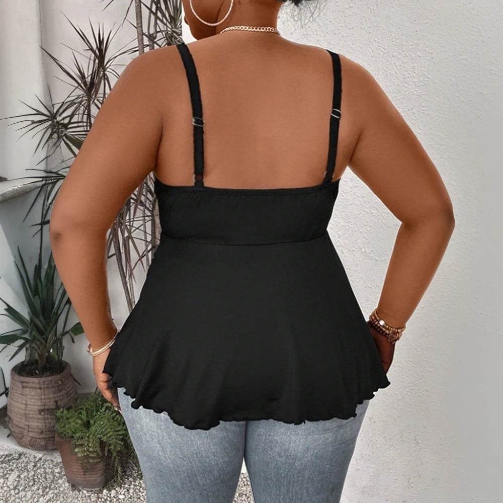 Plus Size Summer Vest Top for Women 2025 Fashion