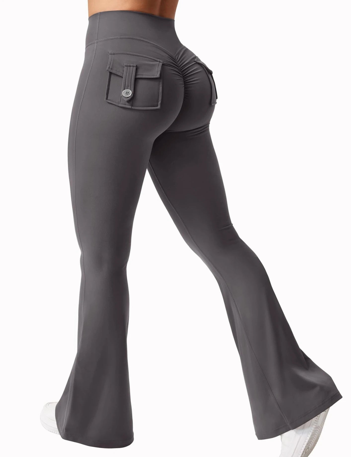 2024 Women’s High-Stretch Wide Leg Yoga Leggings with Pockets