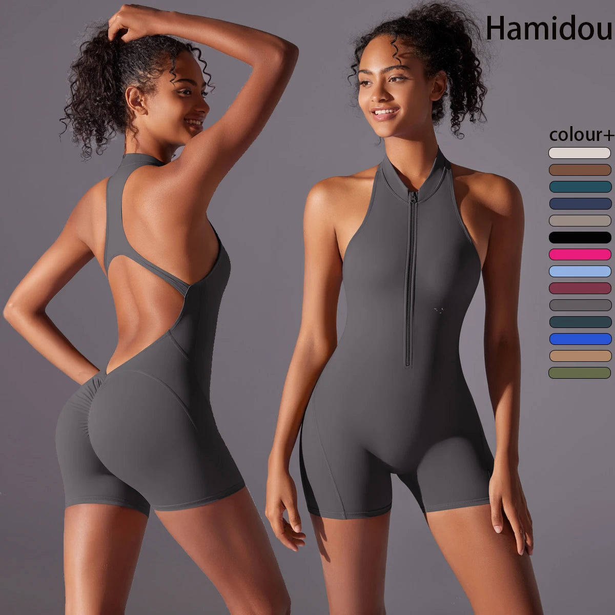 Women’s Yoga & Gym Bodysuit Push Up, Fast Dry