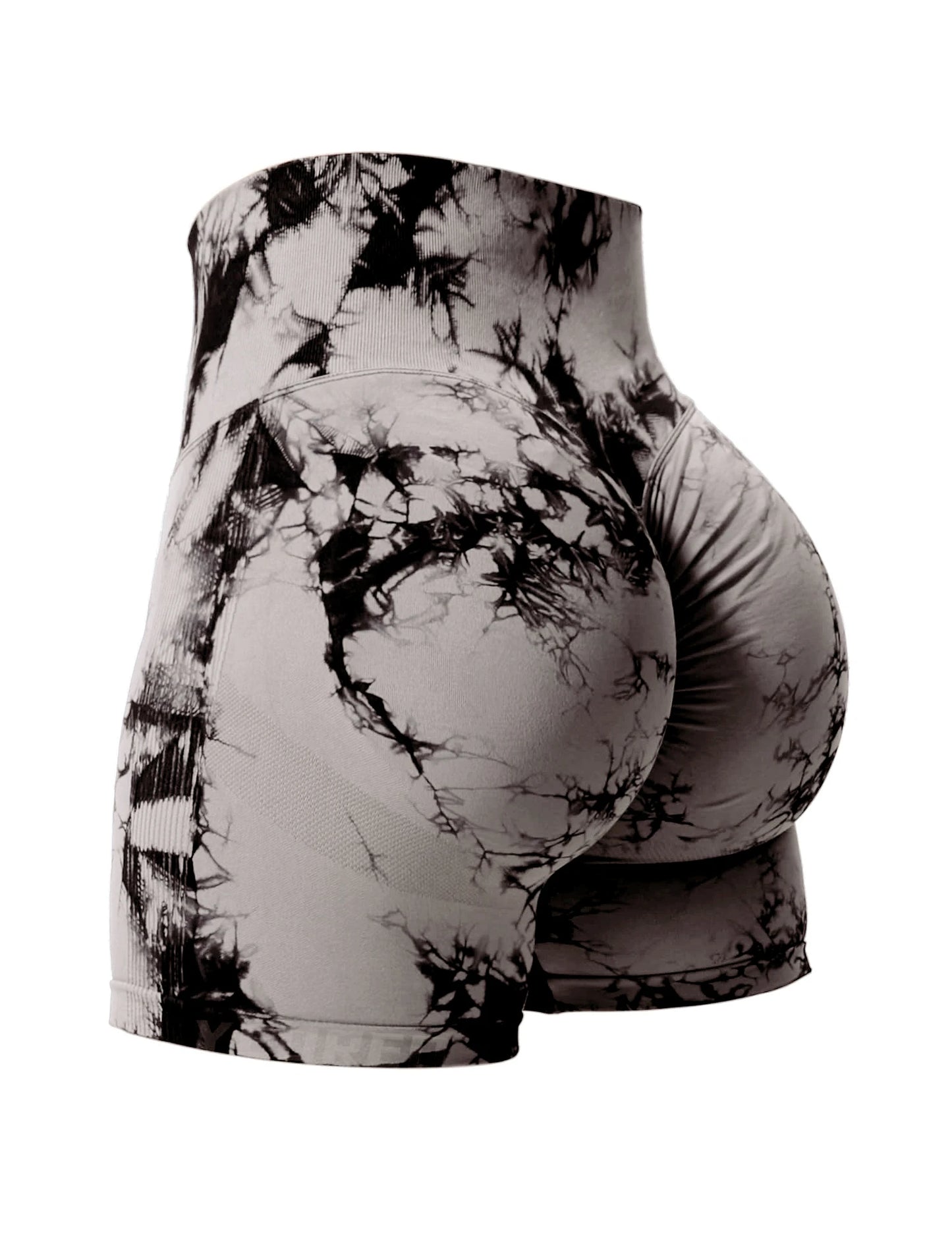 High Waist Tie Dye Butt Lifting Summer Sport Shorts for Women