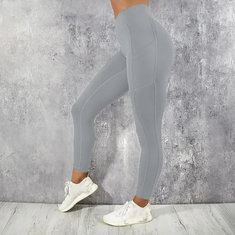 High Waist Yoga Leggings with Pocket for Women
