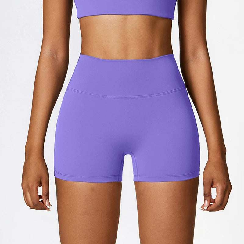 Women’s High-Waist Quick-Dry Yoga & Running Shorts Hip Lift, Breathable