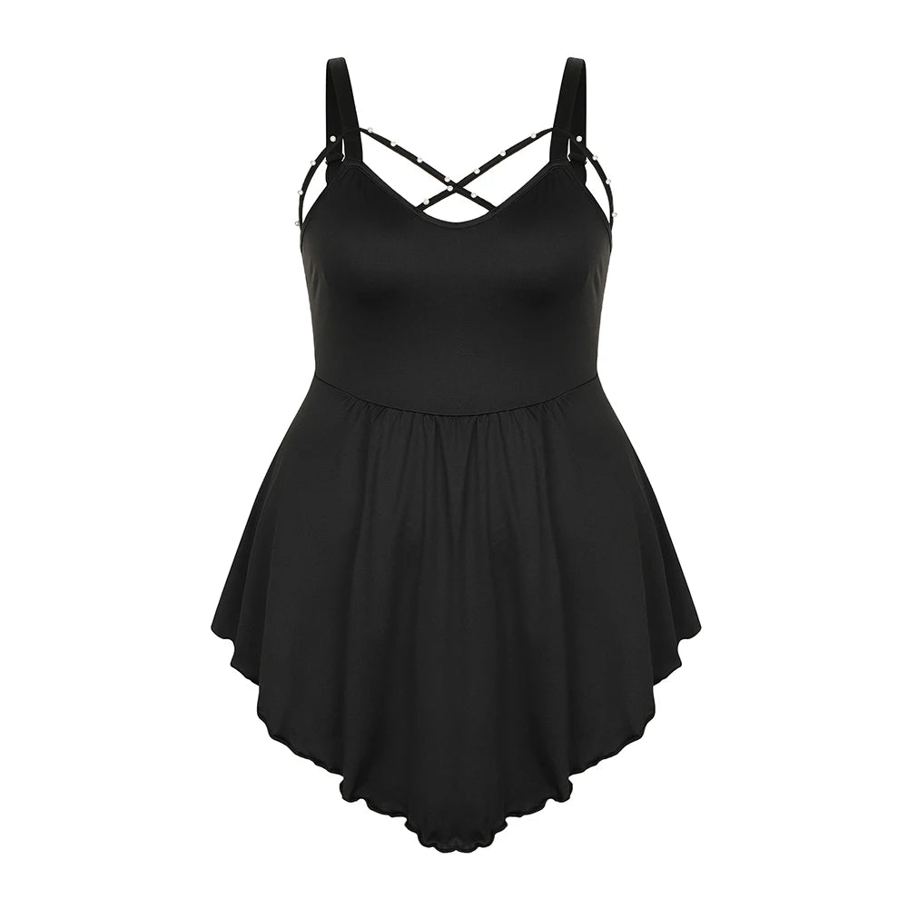 Plus Size Summer Vest Top for Women 2025 Fashion