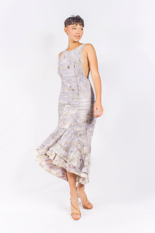 Isla Midi Dress – Botanical Elegance