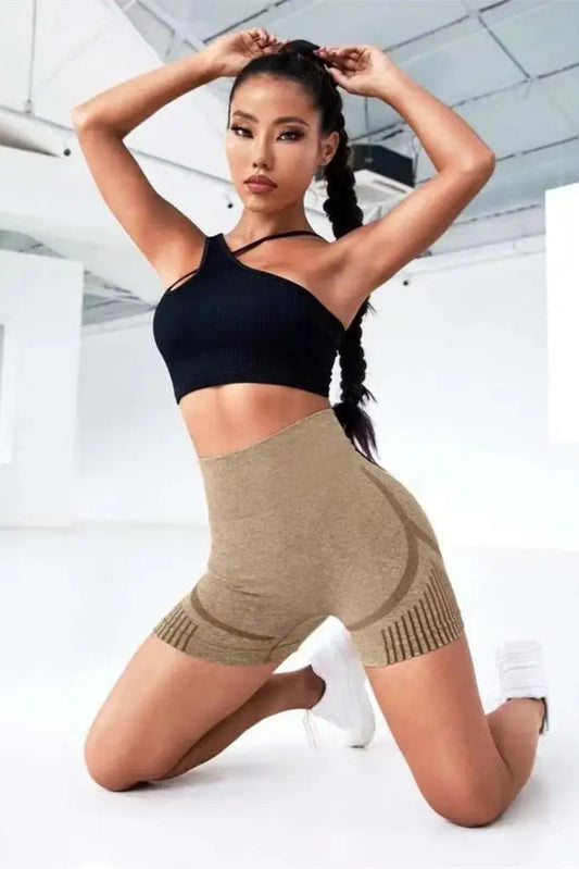 Ladies Gym Shorts, High Waist & Comfy Fit