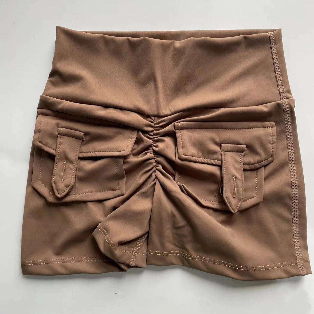 Peach Butt Tight Fit Cargo Yoga Shorts Women's